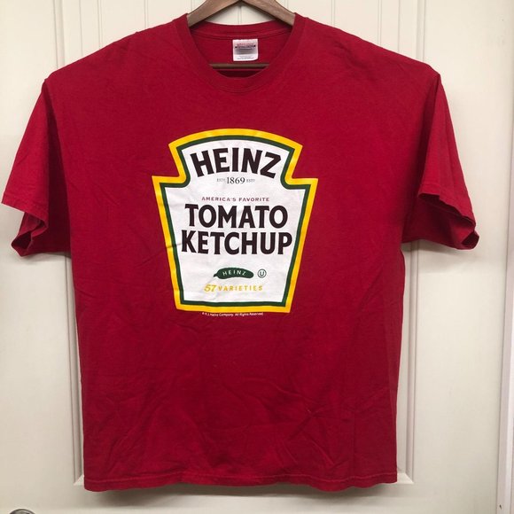 Hanes Other - Adult Unisex Heinz Tomato Ketchup Red Tshirt XXL